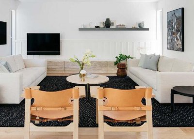 現代風格與硅藻泥電視背景墻更配哦！