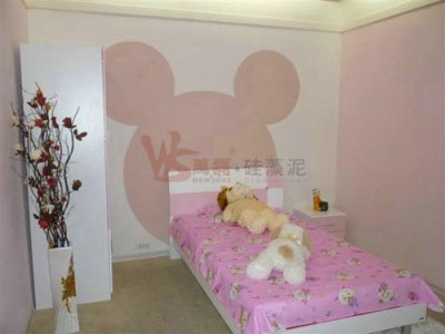 硅藻泥兒童房背景墻效果圖如何呢？