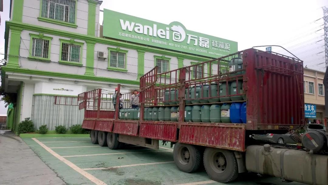 節(jié)后復(fù)工大單 | 今天，又有30噸萬(wàn)磊無(wú)阻力真石漆即將為你的新家添磚加瓦