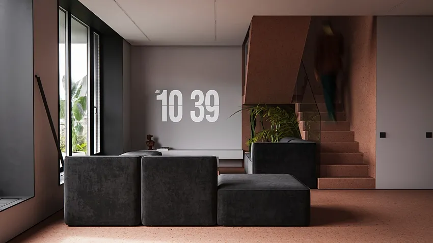 萬磊設(shè)計丨前衛(wèi)時尚粉色的微水泥，你敢嘗試嗎